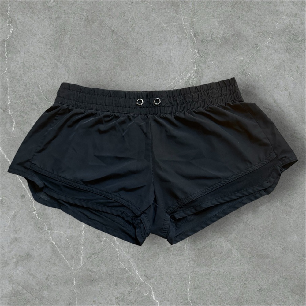 Aeropostale Black Athletic Shorts Lightweight Relaxed Fit Size Small